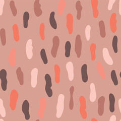 Colorful abstract spots, seamless pattern. Vector hand drawn illustration for wrapping paper, for party, card, fabric.	
