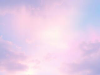Ethereal abstract rainbow gradient sky with wispy clouds and soft focus, abstract, ethereal