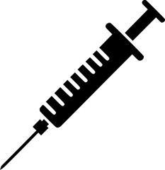 Syringe Outline Graphic for Modern Digital Projects