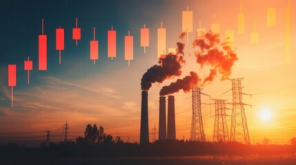 Financial dashboard with solar energy stocks highlighted, upward trend in dividends