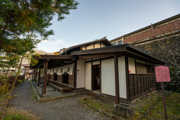 秋の伊香保関所（伊香保口留番所） 群馬県渋川市