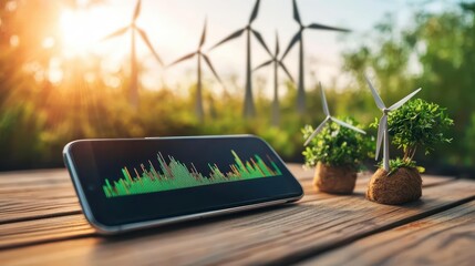 Chart with sharp declines and recovery trends, showing investment impact due to economic shifts