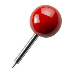 Red Push Pin for Office Use in High Resolution