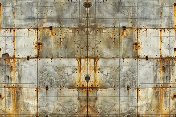 Surface wall concrete pattern for vintage background with rusty damage.