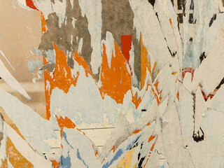 Grunge Revival: Evocative Textural Harmony in Old Poster-Inspired Backgrounds