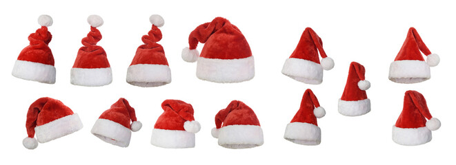 Santa Claus Red Hat isolated on a white background