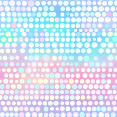 Pastel Circles Pattern Background