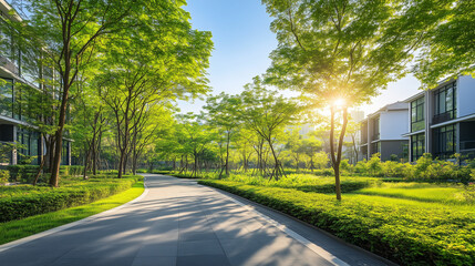 Obraz premium Quiet city streets