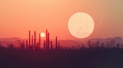 Financial dashboard with solar energy stocks highlighted, upward trend in dividends