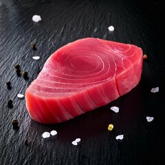 raw fresh tuna fush steak