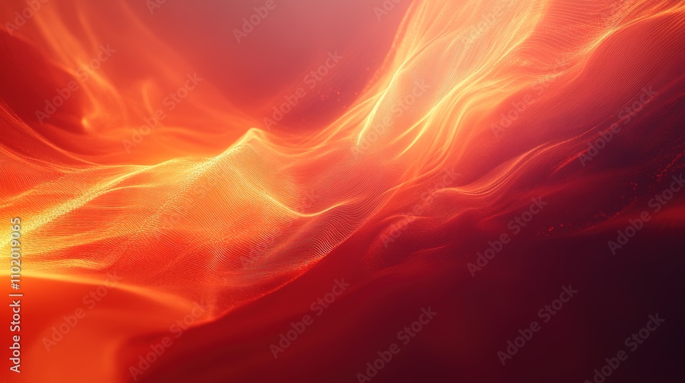 Poster fiery abstract swirl: a mesmerizing abstract image featuring fiery orange and red swirls, evoking fe
