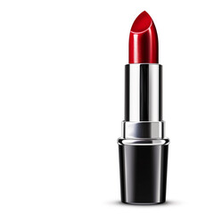 Fototapeta premium Close-up of a luxurious red lipstick tube