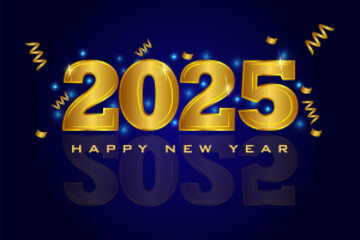 seasons greetings background for Happy New Year 2025