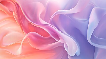 Obraz premium Abstract Wavy Pastel Background