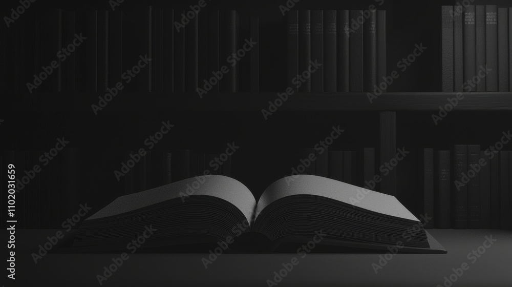 Aufkleber a fresh illustration of an empty textbook or notebook mockup designed for branding and design purpos