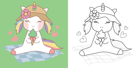 Coloring page for adults and kids. Coloring worksheet page. Educational printable coloring worksheet. 