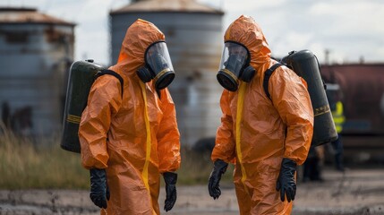 Safety protocols and health awareness in chemical storage facilities