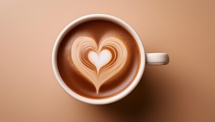 cup of coffee with heart