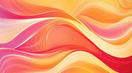 Obraz premium Chic retro wallpaper with glowing edges and dynamic solid tones on a background