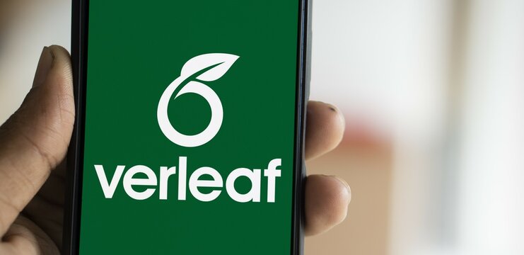 Dhaka, Bangladesh- 26 Nov 2024: Overleaf logo is displayed on smartphone. Overleaf is a cloud-based LaTeX editor for scientific writing and publishing.
