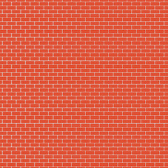  the texture of the brick wall is red. Vector image
