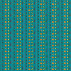 Wallpaper of colored autumn leaves on a blue background