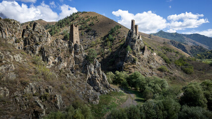 ancient towers of Ingushetia, Russia