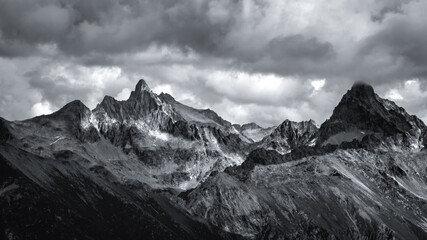 Mountain landscapes of the Caucasus, Russia