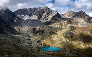 Mountain landscapes of the Caucasus, Russia