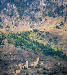 ancient towers of Ingushetia, Russia