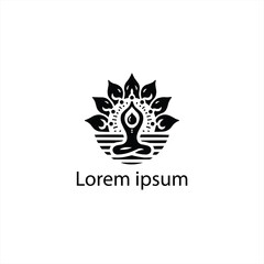 Obraz premium A Yoga Logo Design