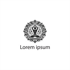 Fototapeta premium A Yoga Logo Design