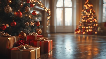 christmas greeting card hyper realistic  " ai generator "
