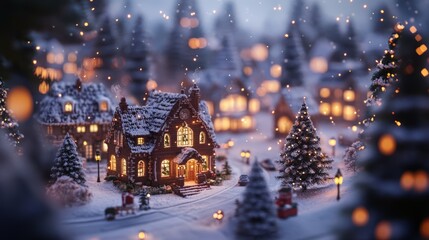 Obraz premium christmas greeting card hyper realistic 