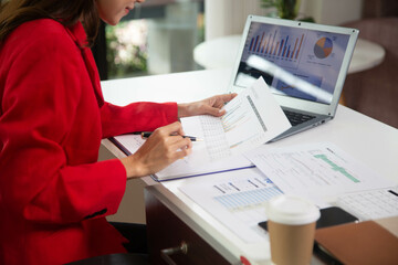 Businessmen are searching for information to market their products online.