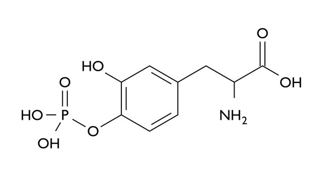 foslevodopa molecule, structural chemical formula, ball-and-stick model, isolated image antiparkinsonian agents