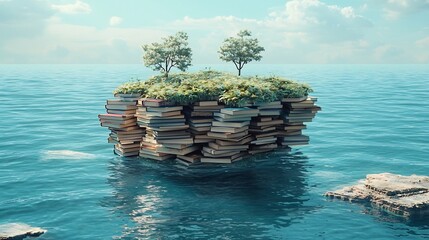Floating Island of Knowledge   Symbolic Representation of Education as Foundation for New Worlds