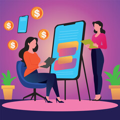  A minimalist illustration of take survey and earn money