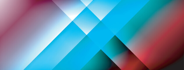 Obraz premium Colorful gradient with lines made of shadow and light. Creative background