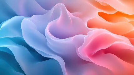 Obraz premium An abstract background with a smooth gradient of vibrant colors blending seamlessly