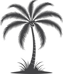 silhouette of palm trees