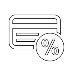 Loan, percent, interest icon