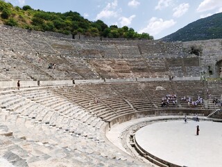 Ephesus, the most important Greek city in Ionian Asia Minor, the ruins of which lie near the modern...