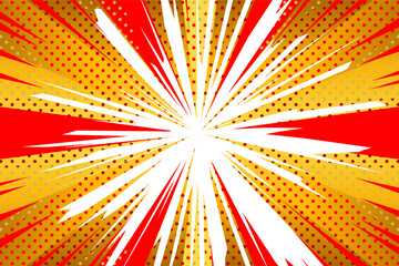 新年用アメコミ風背景(横長)