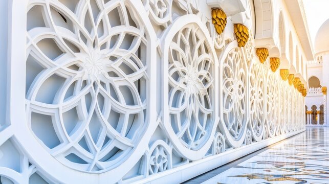 Magnificent Marble Archways of the Sheikh Zayed Grand Mosque