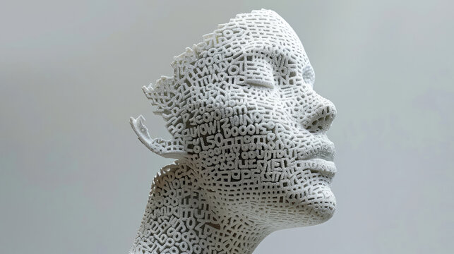 Paper sculpture created from book pages, demonstrating a unique combination of literature and art. Creative and eco-friendly projects concept