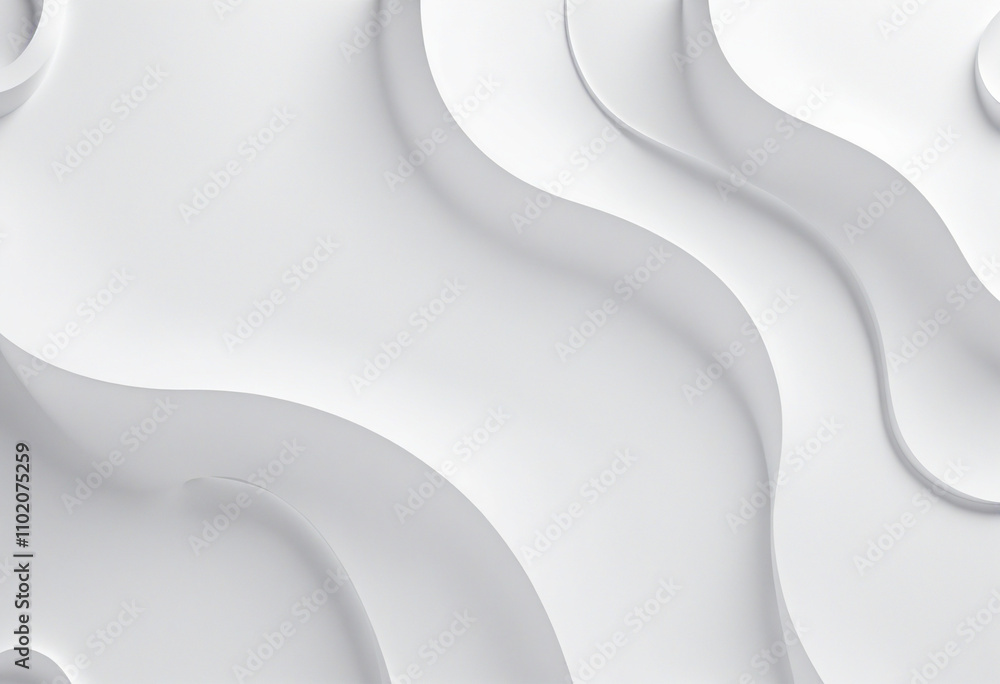 Poster abstract white wavy texture: a mesmerizing interplay of light and shadow, this abstract background f