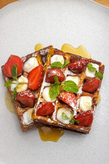 Breakfast and brunch menu