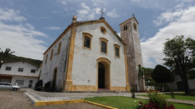 Bom Jesus dos Aflitos Church, built in 1814 - Porto Belo, Santa Catarina, Brazil