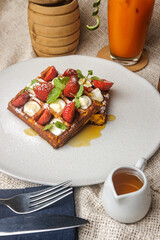 Breakfast and brunch menu